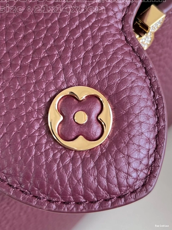 Cheap MINI-21*14*8CM VUITTON CAPUCINES LOUIS 0710